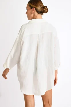 Livia CHEMISE AMANDINE ALAGOA Blanc Outlet