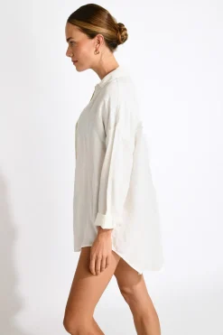 Livia CHEMISE AMANDINE ALAGOA Blanc Outlet