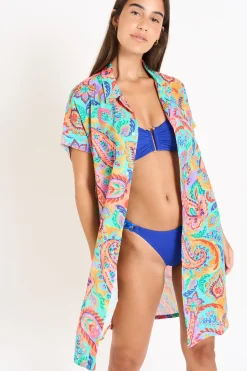 Livia CHEMISE PALACA COTPRASLIN Bleu Best