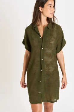 Livia CHEMISE PALACA SOLOBEACH Kaki Best