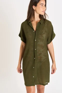 Livia CHEMISE PALACA SOLOBEACH Kaki Best