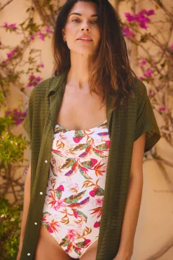 Livia CHEMISE PALACA SOLOBEACH Kaki Best