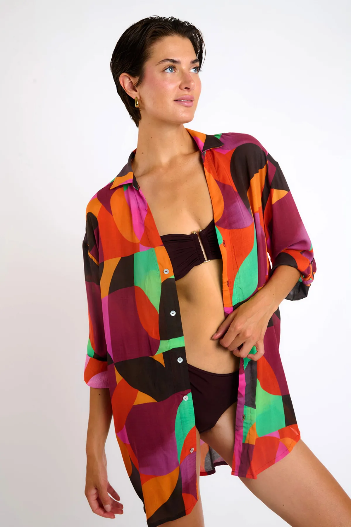 Livia CHEMISE SARAH PIGOVOIL Multicolore New