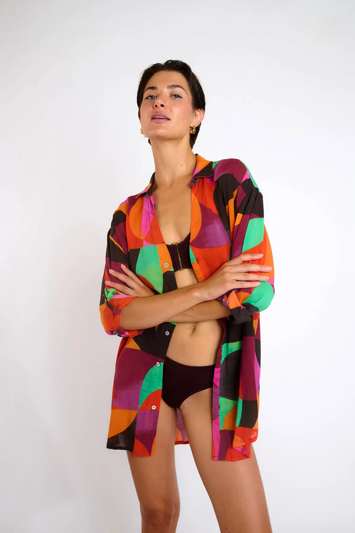 Livia CHEMISE SARAH PIGOVOIL Multicolore New