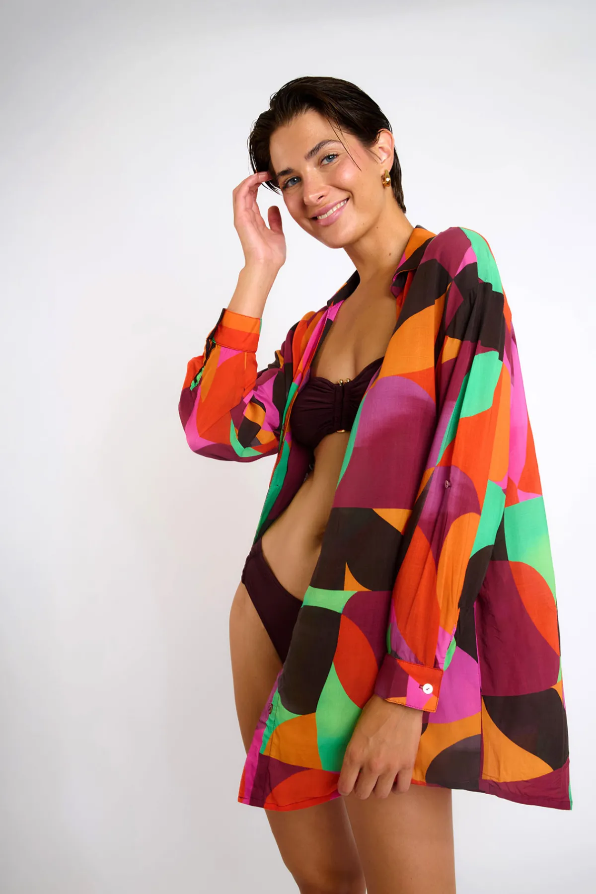 Livia CHEMISE SARAH PIGOVOIL Multicolore New