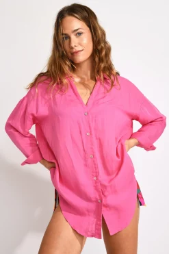 Livia CHEMISE AMANDINE ALAGOA Rose New