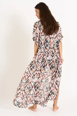 Livia Kimono LIZAE VOILBANGKA Marron