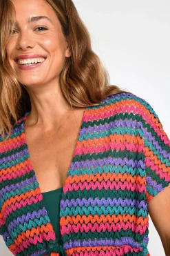 Livia Kimono LIZAE FIGUERAL Rose Clearance