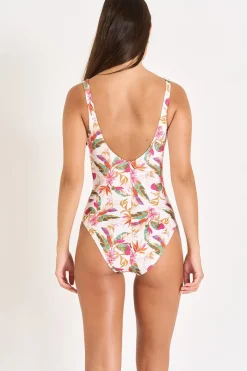 Livia MAILLOT 1 PIECE NANCIE BARBERIA Blanc Online