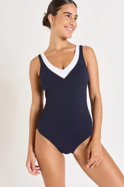Livia MAILLOT 1 PIECE ARIANA TAMARINDO Bleu Best
