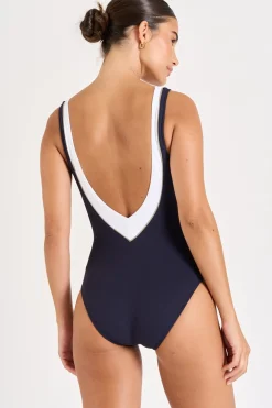 Livia MAILLOT 1 PIECE ARIANA TAMARINDO Bleu Best