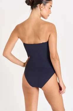 Livia MAILLOT 1 PIECE ELINE TAMARINDO Bleu Hot