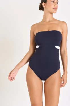 Livia MAILLOT 1 PIECE ELINE TAMARINDO Bleu Hot