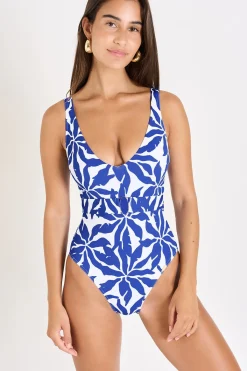 Livia MAILLOT 1 PIECE NAZARE PYLA Bleu Discount