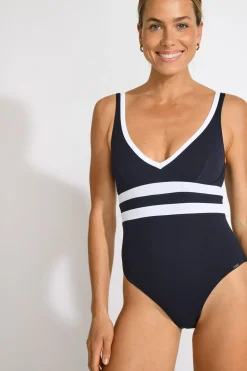 Livia MAILLOT 1 PIECE NOELIE TAMARINDO Bleu Clearance