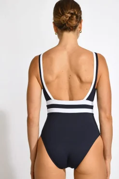Livia MAILLOT 1 PIECE NOELIE TAMARINDO Bleu Clearance
