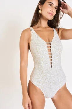 Livia MAILLOT 1 PIECE VOLUPIA CALADOR Ecru Sale
