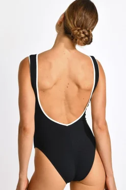 Livia MAILLOT 1 PIECE CAMELIA MADRYN Noir New