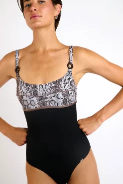 Livia MAILLOT 1 PIECE ESCONA SKINARIA Noir Discount