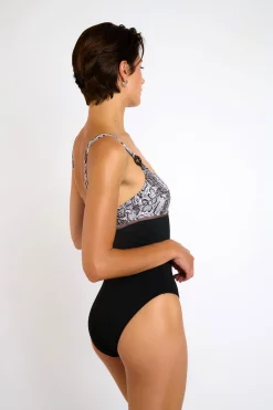 Livia MAILLOT 1 PIECE ESCONA SKINARIA Noir Discount