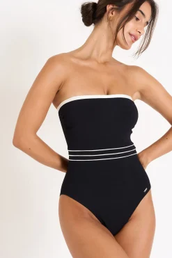 Livia MAILLOT 1 PIECE KIRANE PAIMPOL Noir New