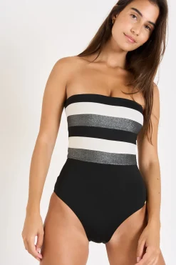 Livia MAILLOT 1 PIECE LEONIE NAXOS Noir Discount
