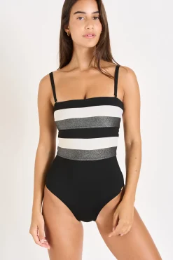 Livia MAILLOT 1 PIECE LEONIE NAXOS Noir Discount