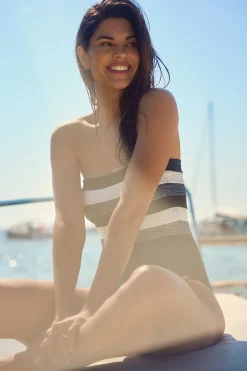 Livia MAILLOT 1 PIECE LEONIE NAXOS Noir Discount