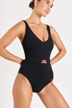 Livia MAILLOT 1 PIECE MANDINI BREHAT Noir Outlet