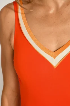Livia MAILLOT 1 PIECE ARIANA NAXOS Orange New