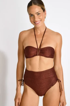 Livia Maillot de bain 2 pièces acajou FEDYA & DIOME ADAMAN Marron Best