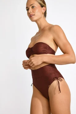 Livia Maillot de bain 2 pièces acajou FEDYA & DIOME ADAMAN Marron Best