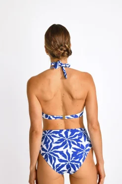 Livia Maillot de bain 2 pièces imprimé SIYAM & ADELES PYLAE Bleu Outlet