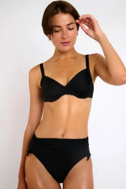 Livia Maillot de bain 2 pièces SASKIA & YVANA LAVANDOU Noir Discount