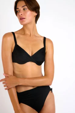 Livia Maillot de bain 2 pièces SASKIA & YVANA LAVANDOU Noir Discount