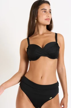 Livia Maillot de bain 2 pièces SASKIA & ADELES LAVANDOU Noir Discount