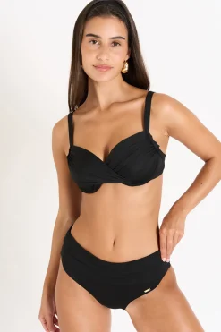 Livia Maillot de bain 2 pièces SASKIA & ADELES LAVANDOU Noir Discount