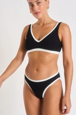 Livia maillot de bain 2 pièces LOCANA & REINE PAIMPOL Noir Hot