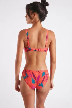 Livia Maillot de bain 2 pièces papaye Saskia & Mauve Colorea Rose, Orange Sale
