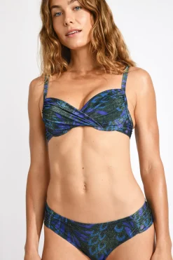 Livia Maillot de bain 2 pièces roy SASKIA & STAEL MARAZUL Bleu Hot