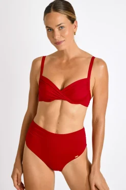 Livia Maillot de bain 2 pièces ruby SASKIA & ADELES LAVANDOU Rouge Outlet