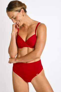 Livia Maillot de bain 2 pièces ruby SASKIA & ADELES LAVANDOU Rouge Outlet