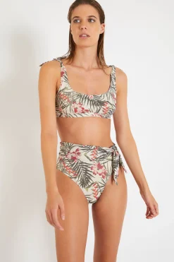 Livia Maillot de bain brassière irisé PAOLINA & EPHELIA MANGLARES Ecru Sale