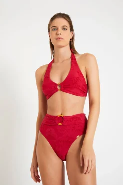 Livia Maillot de bain framboise ARTE & ESTHER KANDIMA Rose