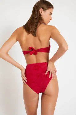 Livia Maillot de bain framboise ARTE & ESTHER KANDIMA Rose