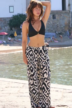Livia PANTALON BEACHWEAR ALYA LIMANIA Noir New