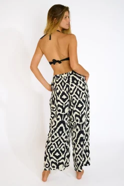 Livia PANTALON BEACHWEAR ALYA LIMANIA Noir New