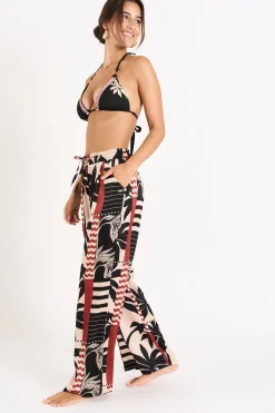 Livia PANTALON BEACHWEAR ALYA MESQUIDA Noir Hot