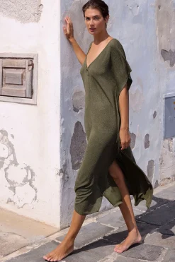 Livia Robe de plage FABIOLA HAMAMET Kaki