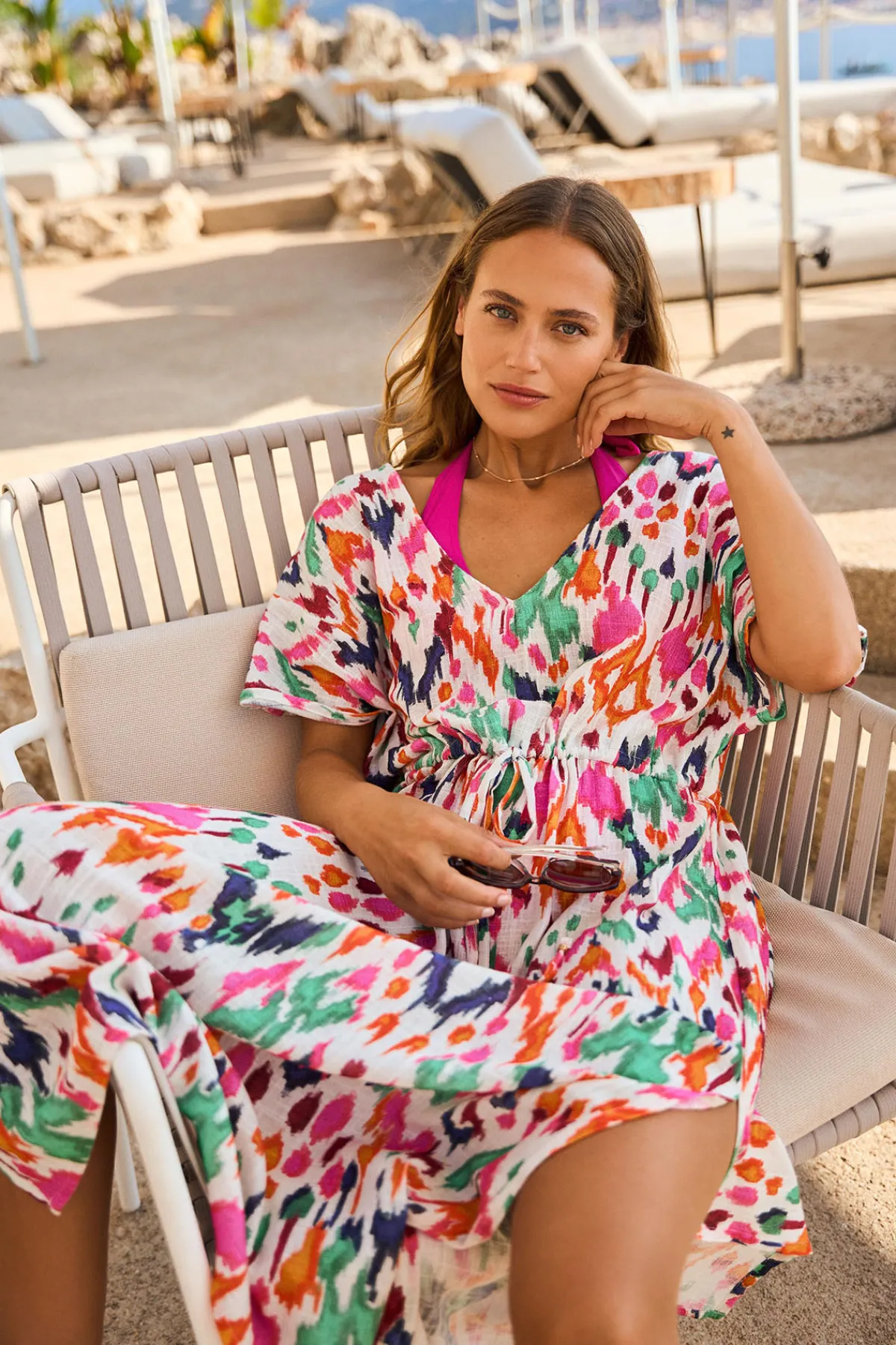 Livia Robe de plage AKYRA COTMAKASSAR Multicolore Best